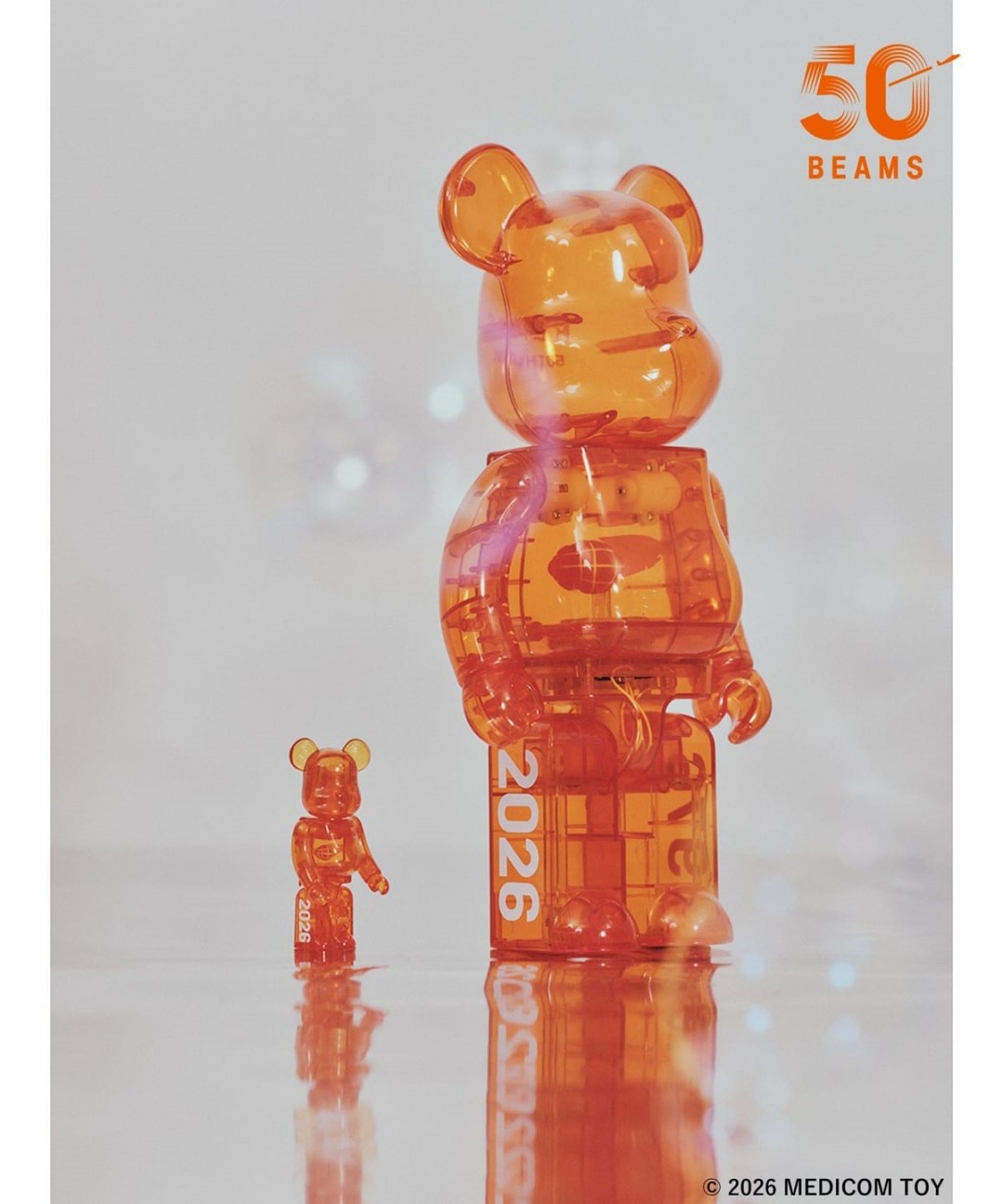 Goss!p｜BE@RBRICK × BEAMS 50周年記念モデルが登場