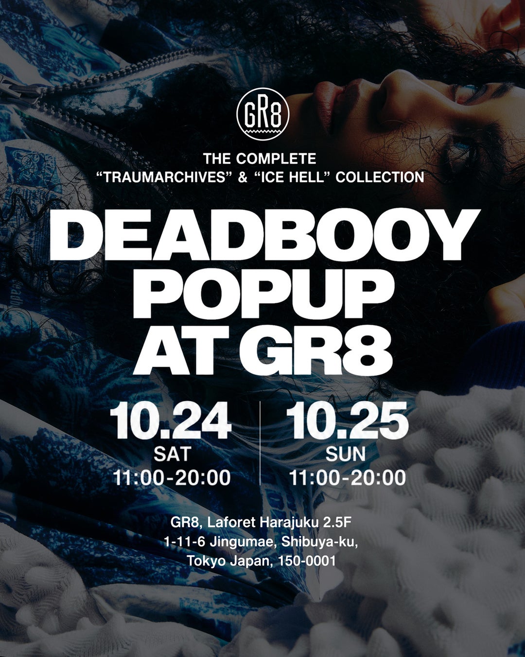 若きデザイナー西脇 駆が『Deadbooy』を発表、GR8で初のポップアップ開催！