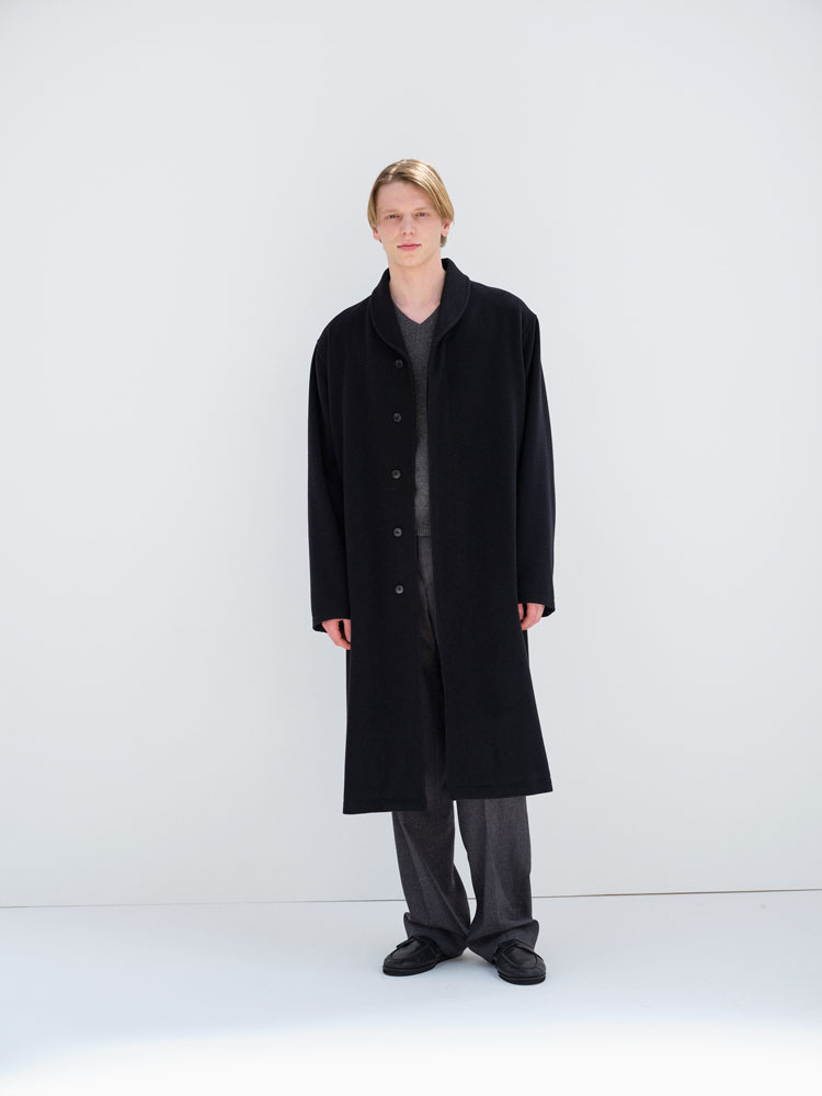 AURALEE SUPER FINE WOOL MOSSER SHAWL COLLAR COAT (A26AC02WM) 発売日未定