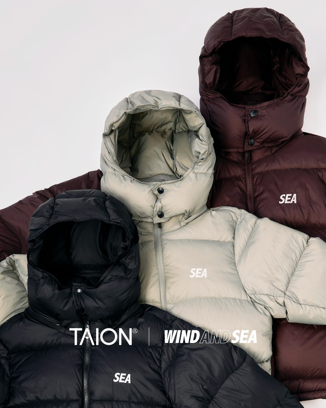 Goss!p｜WIND AND SEA × TAION コラボダウンアイテムが11月上旬登場
