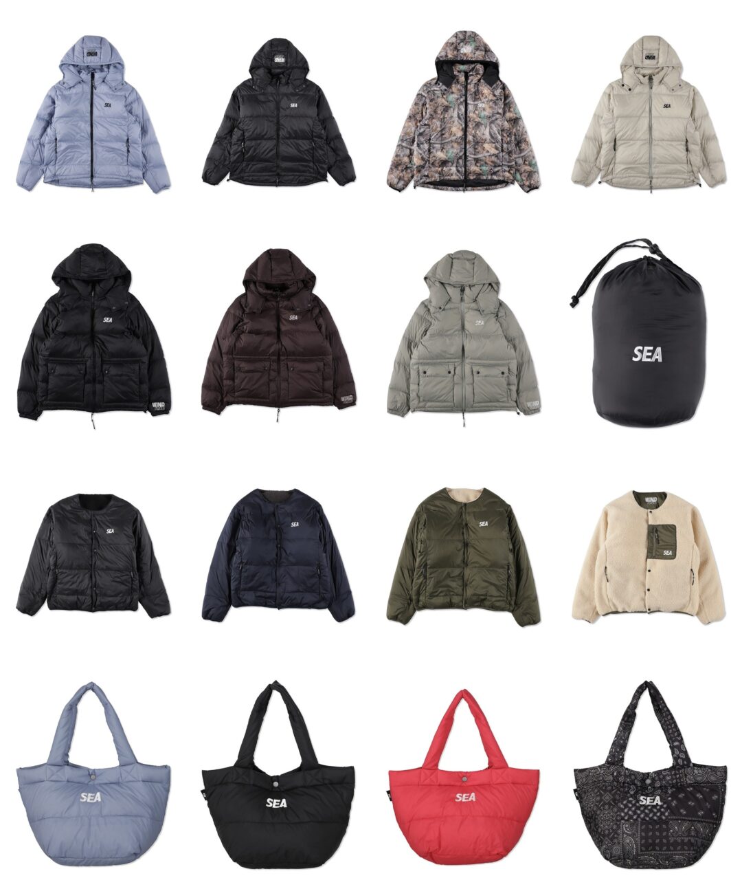 Goss!p｜WIND AND SEA × TAION コラボダウンアイテムが11月上旬登場
