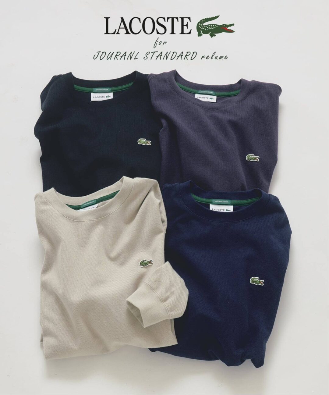 Goss!p|JOURNAL STANDARD relumeとLACOSTEの新作が登場!