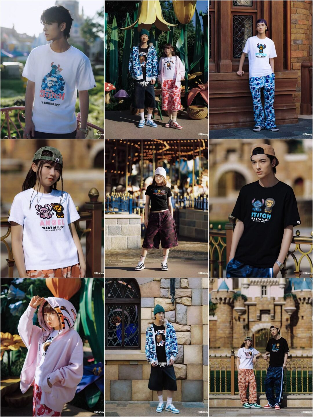 Disney x A BATHING APE “Stitch”が10月3日に発売予定！