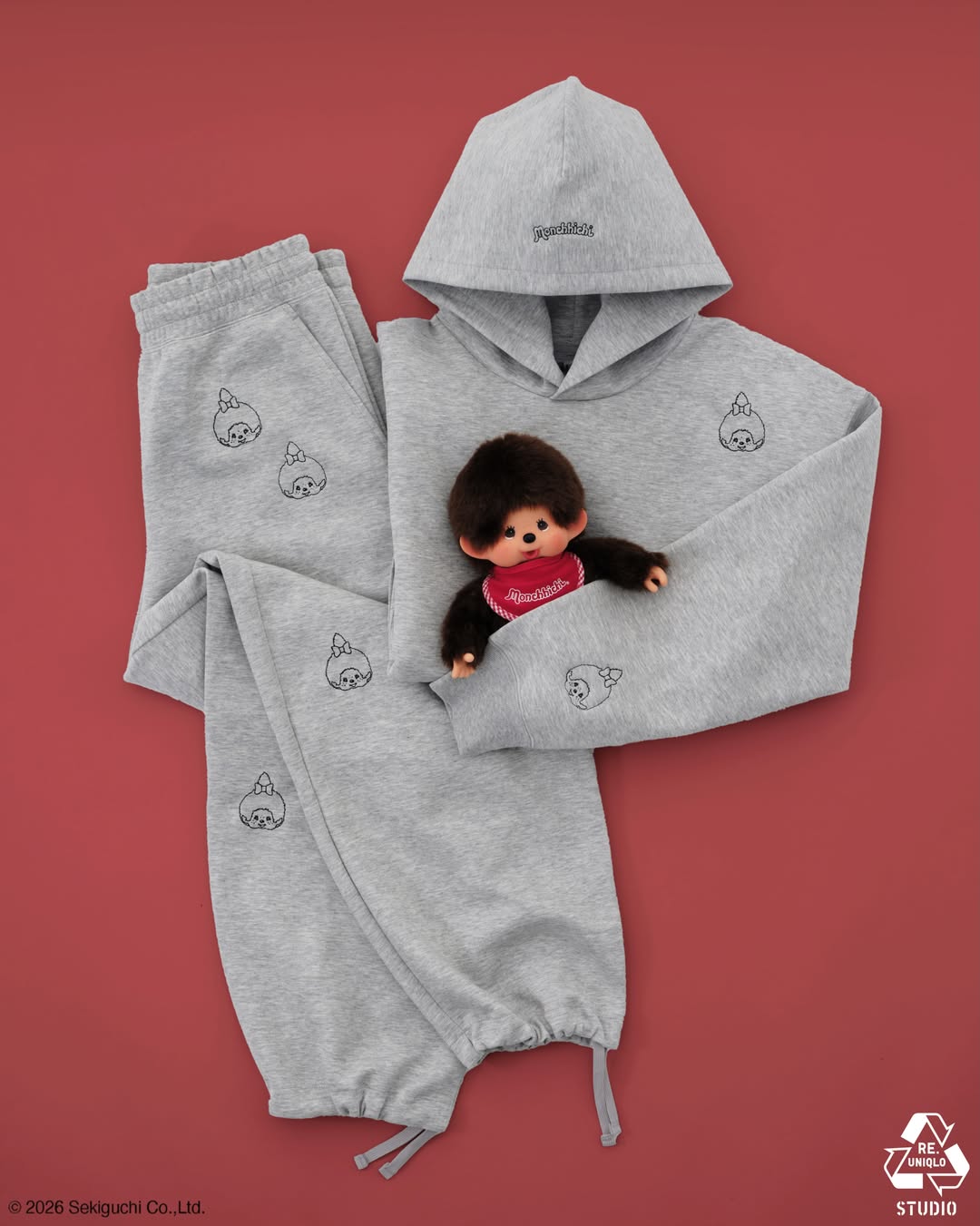 ユニクロのRE.UNIQLO STUDIOでモンチッチ刺繍サービス、10月23日開始