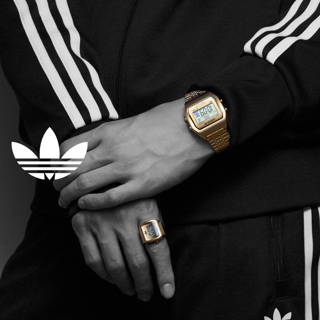 adidas Originals 初のリングウォッチ「DIGITAL TWO RING」4月17日発売
