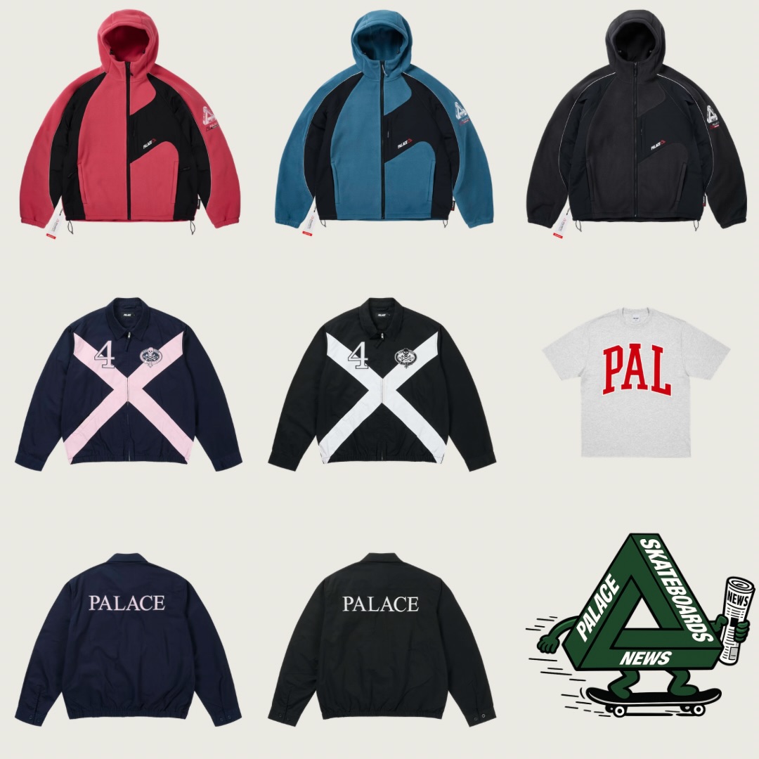 Palace Skateboards 2026 WINTER week 2が10月10日に登場