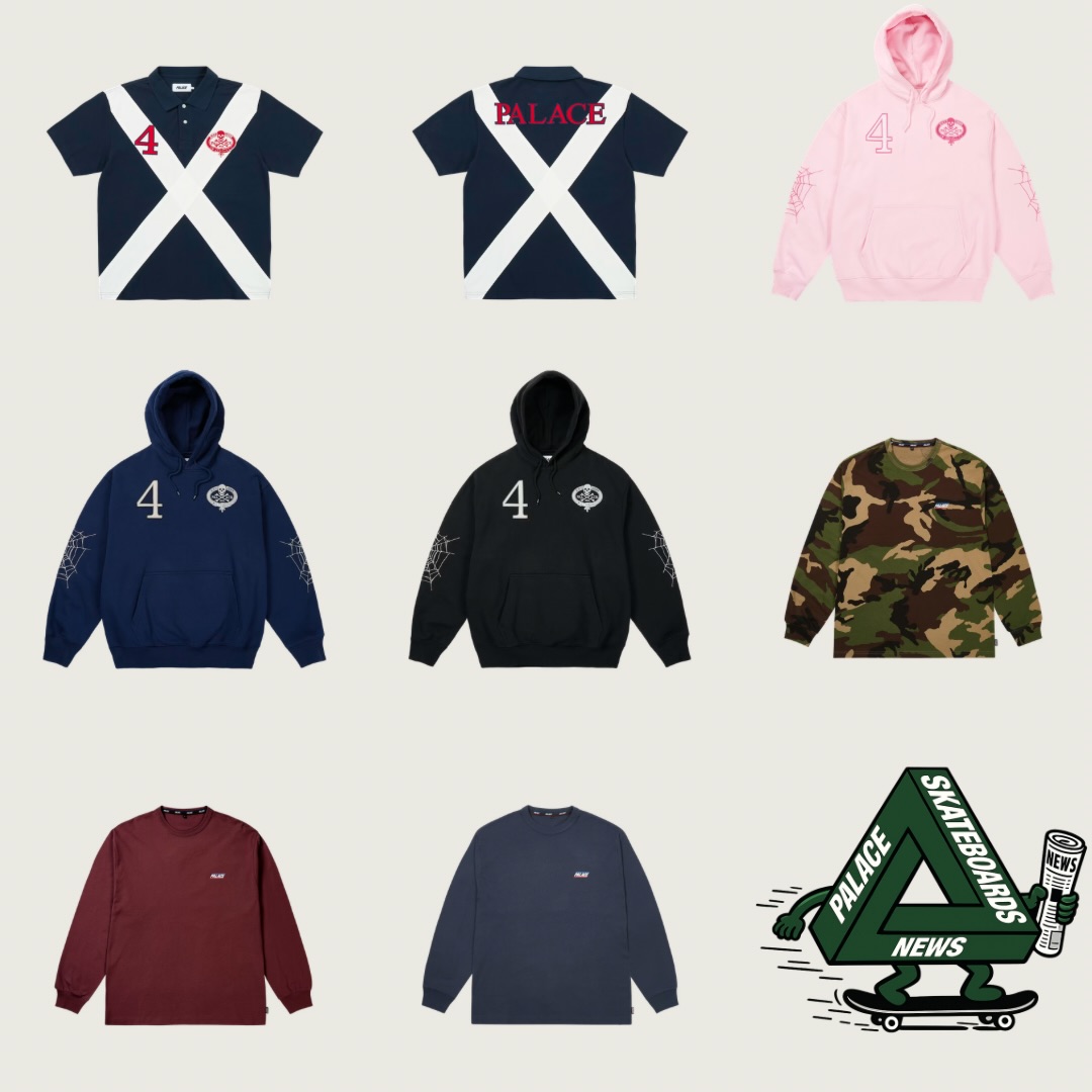 Palace Skateboards 2026 WINTER week 2が10月10日に登場