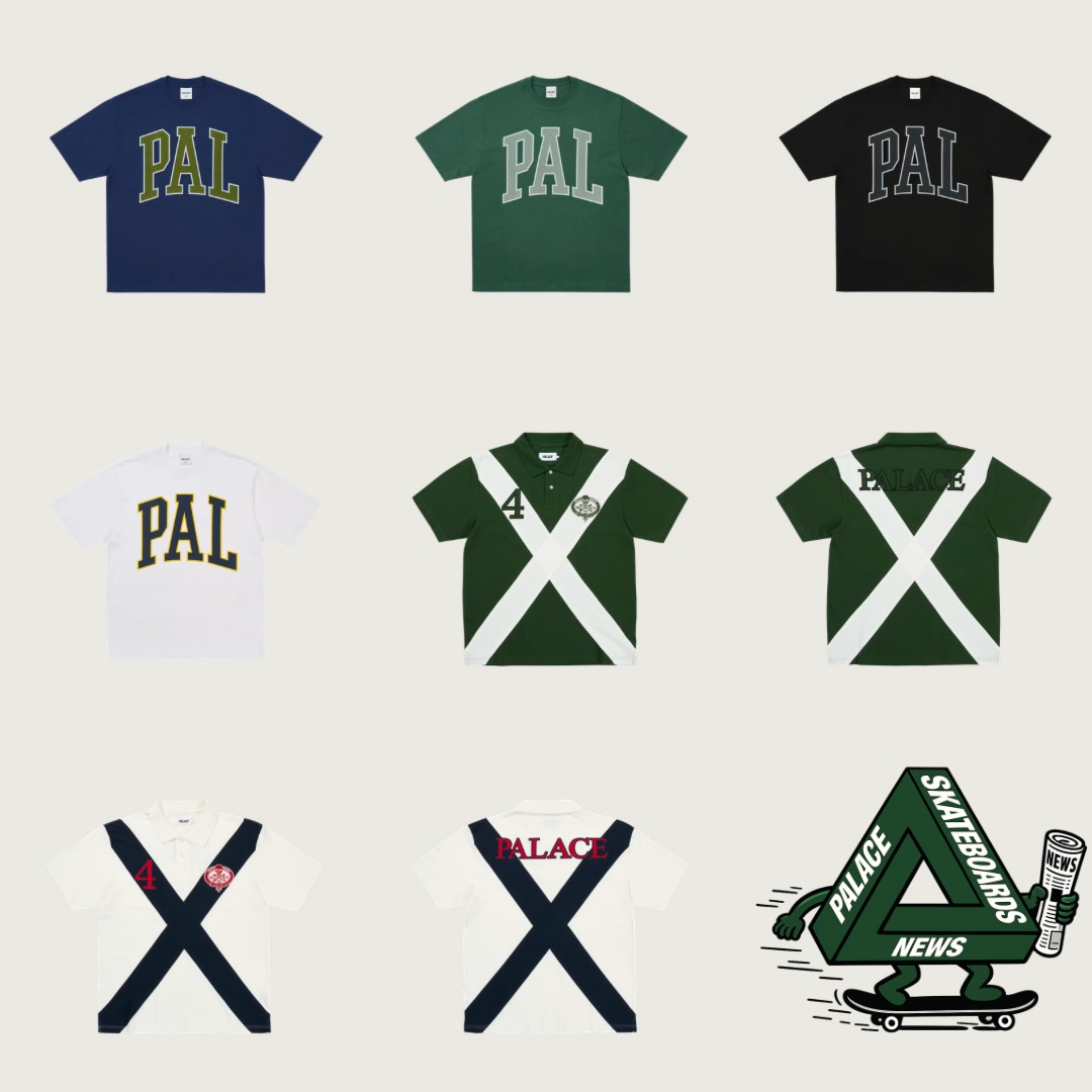 Palace Skateboards 2026 WINTER week 2が10月10日に登場