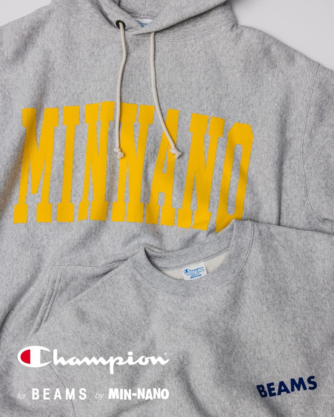 Champion for BEAMS by MIN-NANOの新作が10月3日登場
