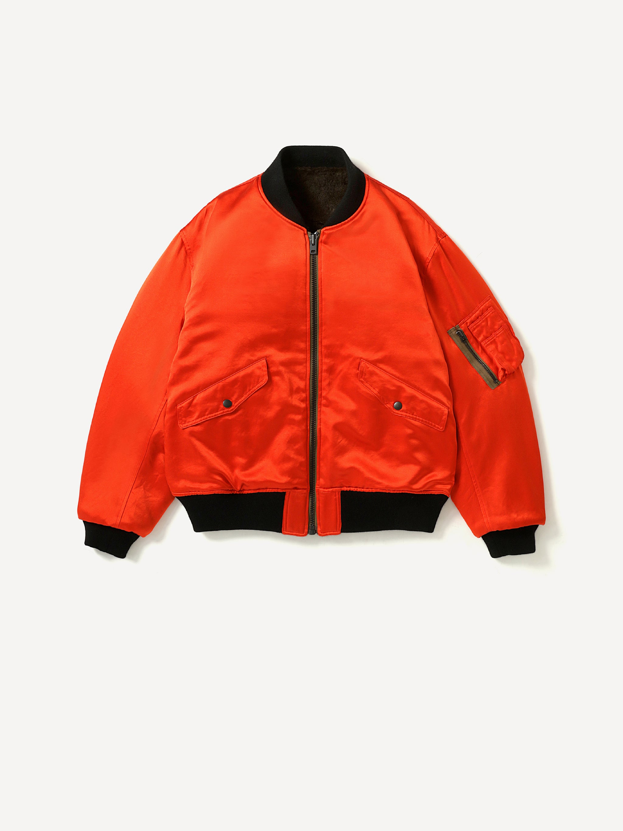 A.PRESSE Vintage Silk Test Sample Reversible Flight Jacket 26AAP-01-50 2026年10月発売