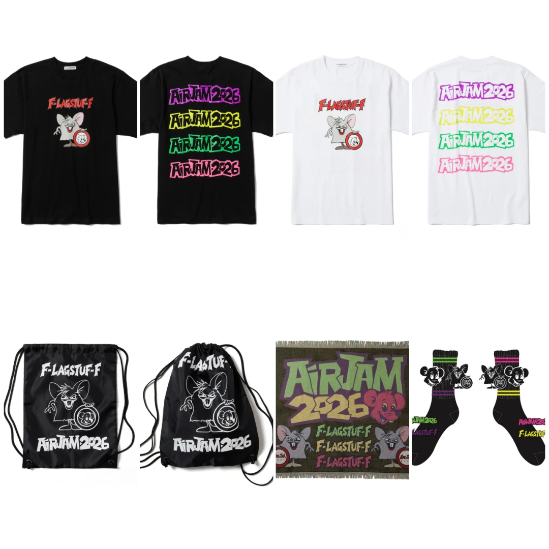 Goss!p｜F-LAGSTUF-FとAIR JAMのコラボが予約販売開始！