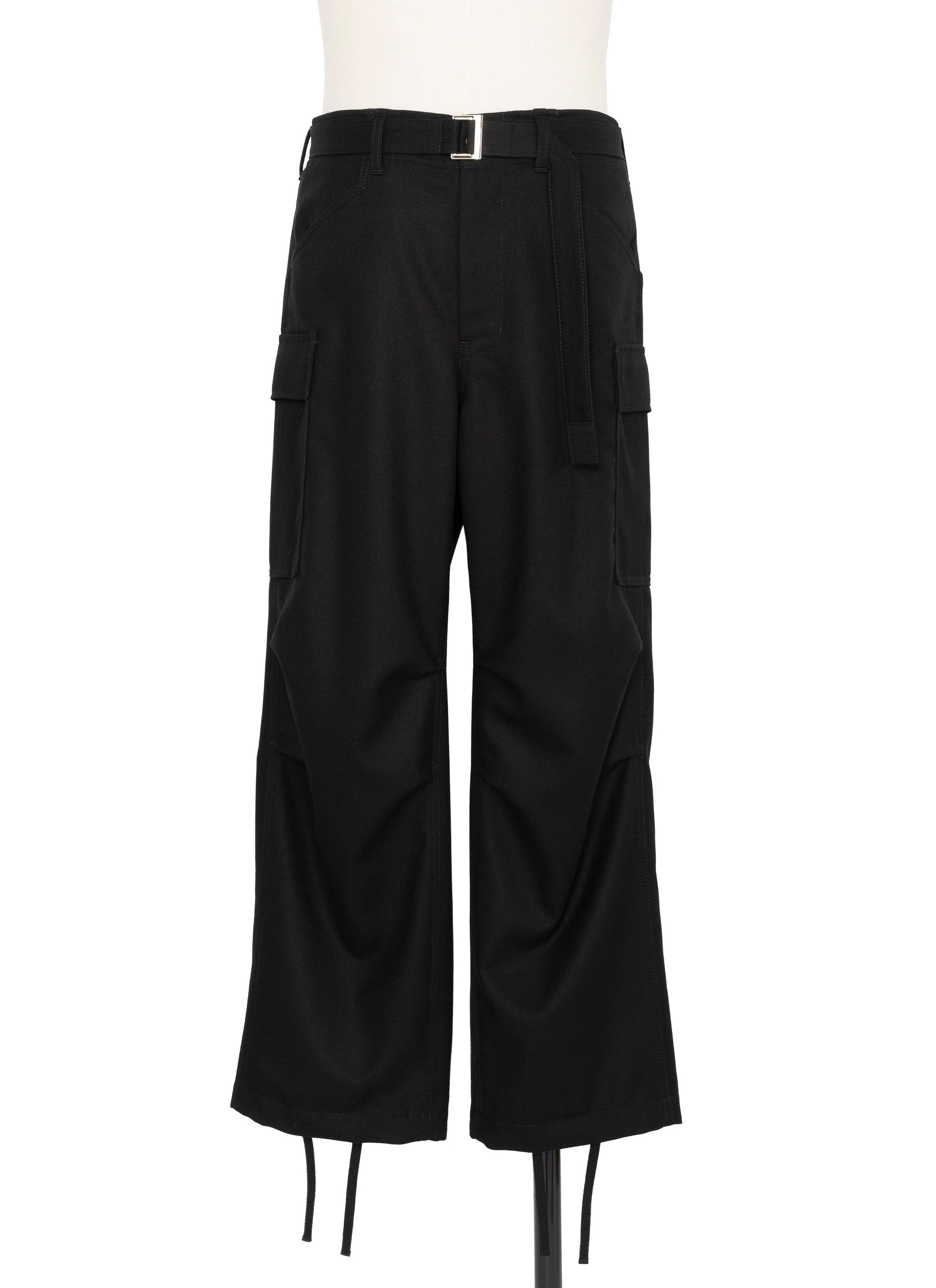 sacai ウールフランネルパンツ 26-04159M 2026年秋冬モデル