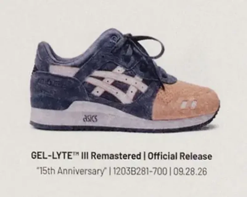 Goss!p｜KITHとASICSのコラボ、GEL-LYTE IIIの新作が登場
