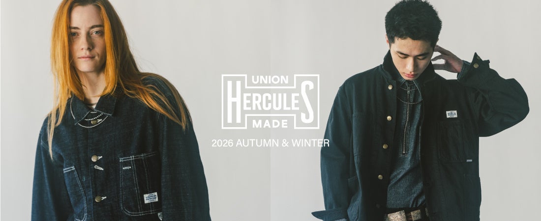 JOHNBULL監修の新作「UNION HERCULES MADE」LOOKBOOK公開