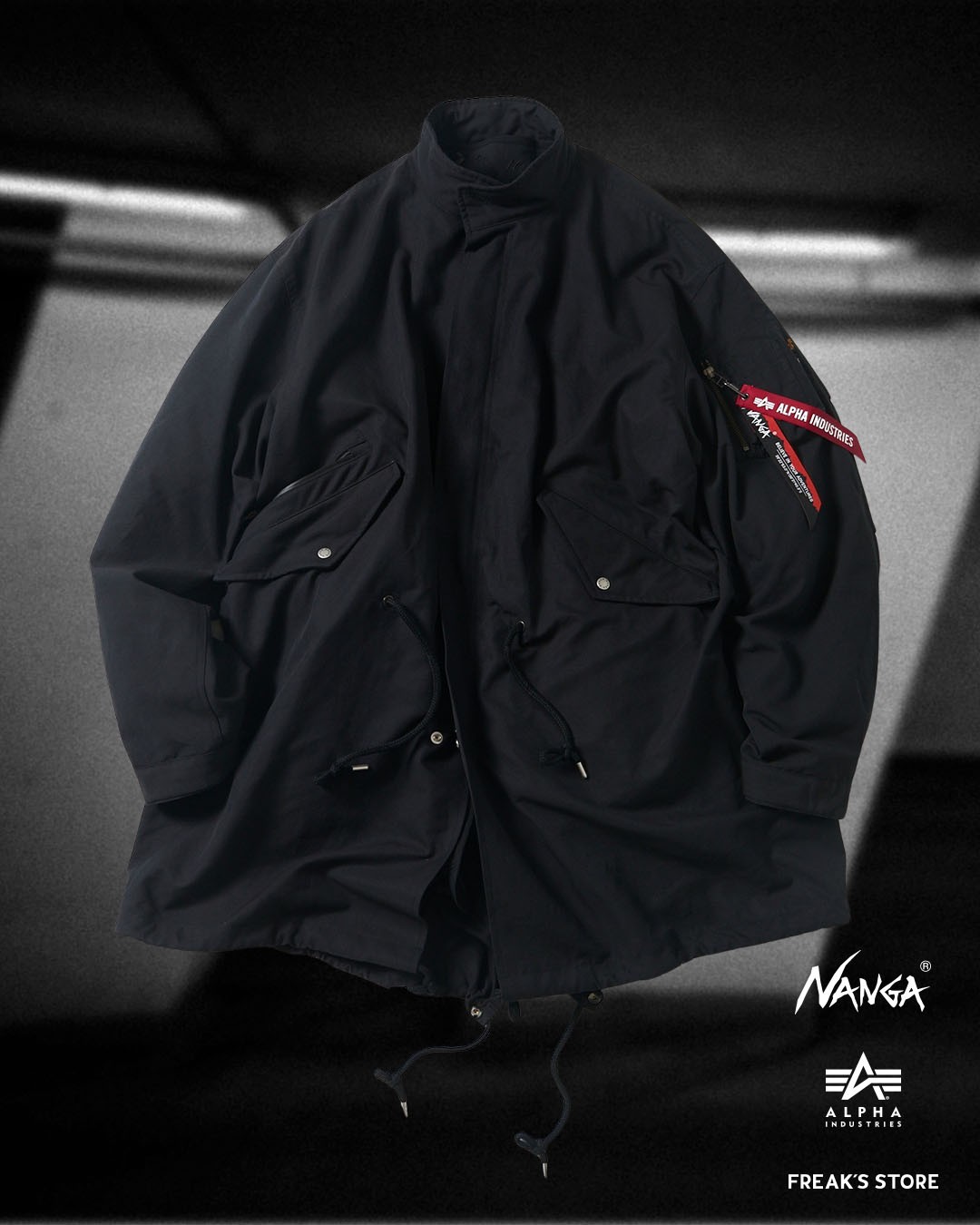 FREAK’S STORE×ALPHA INDUSTRIES×NANGAの新作発表！リバーシブルMA-1&M-65 PARKA