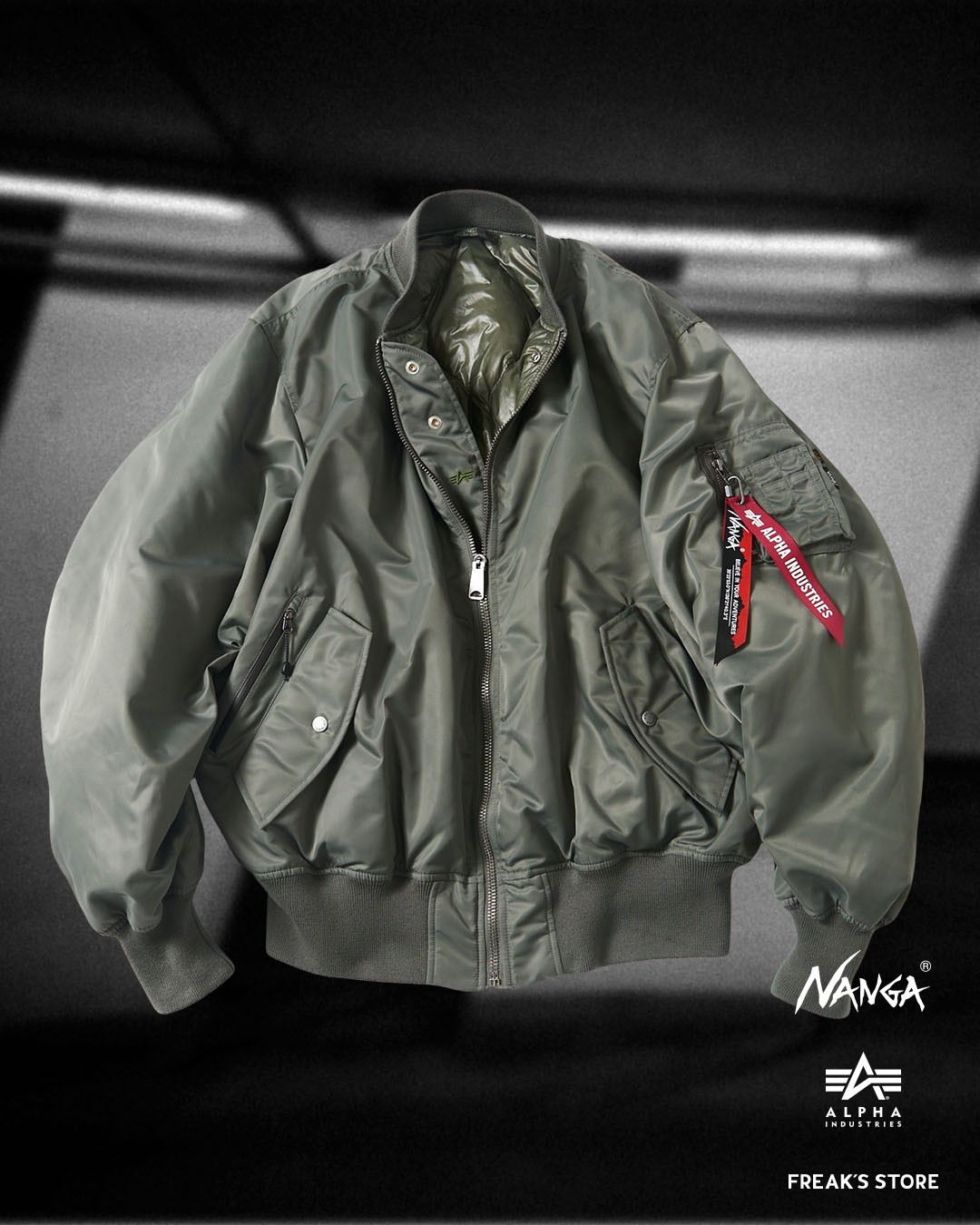 FREAK’S STORE×ALPHA INDUSTRIES×NANGAの新作発表！リバーシブルMA-1&M-65 PARKA
