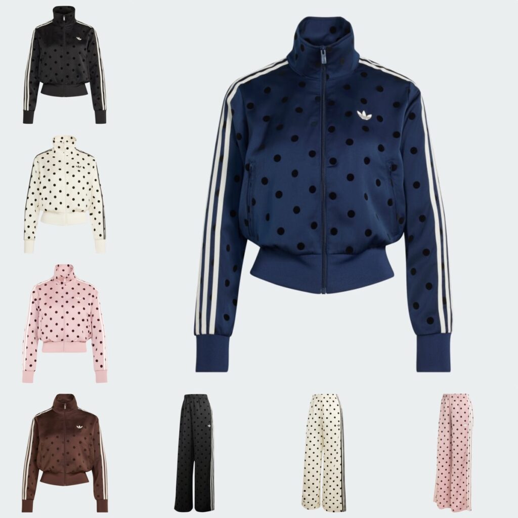 Goss!p｜adidasの新作「サテンポルカドット」コレクションが登場！
