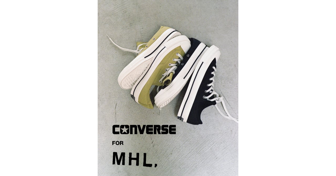 Goss!p｜コンバースとMHL.のコラボが登場！キウイカラーの新作