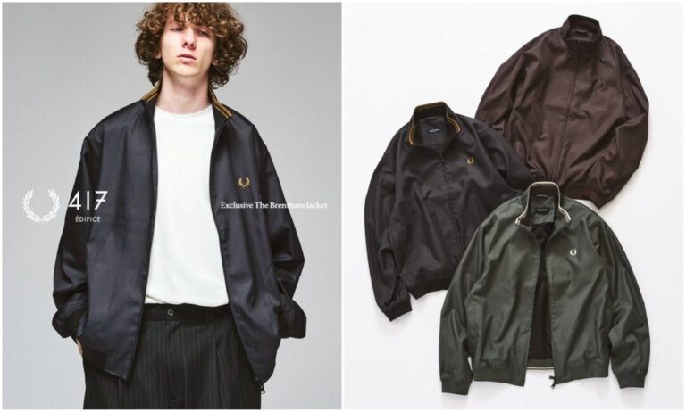 417 EDIFICE × FRED PERRY Brentham Jacket ¥31,900 2026年10月上旬発売