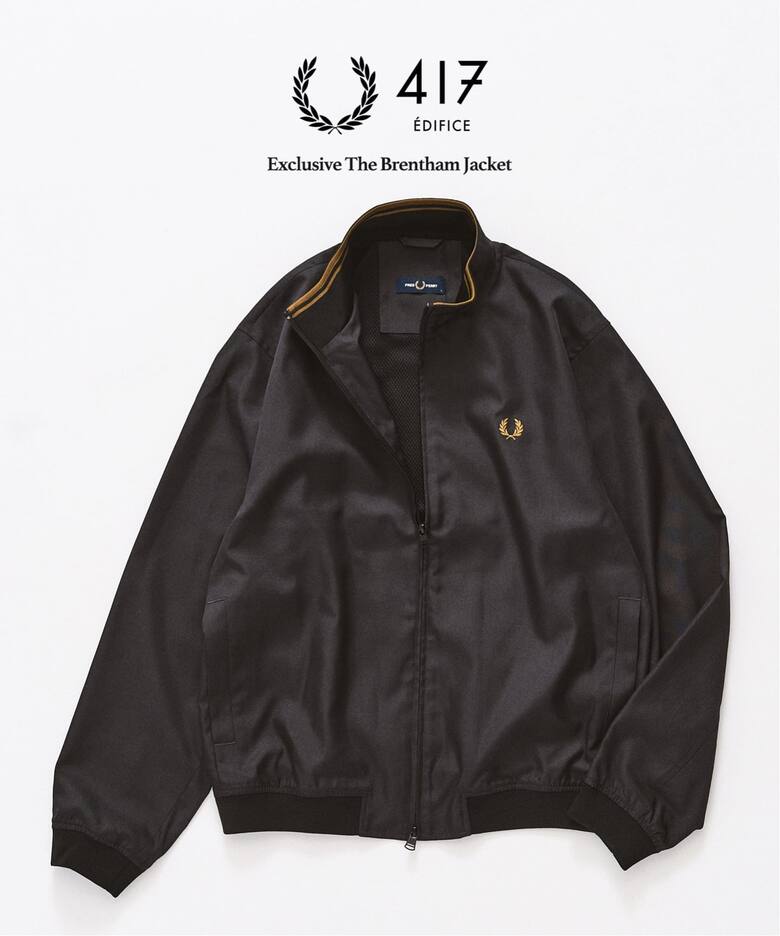 417 EDIFICEとFRED PERRYの別注ブレンサムジャケットが登場