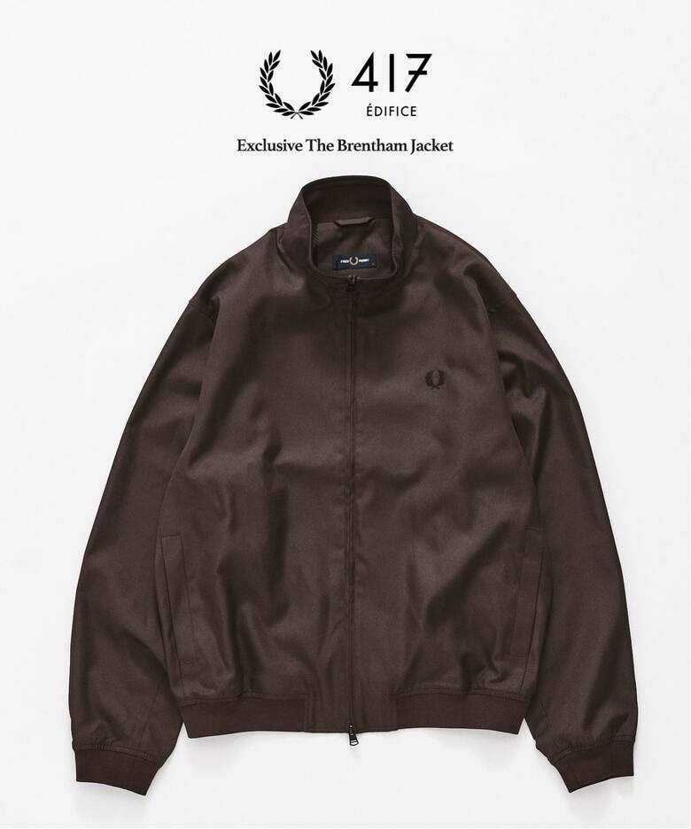 417 EDIFICEとFRED PERRYの別注ブレンサムジャケットが登場