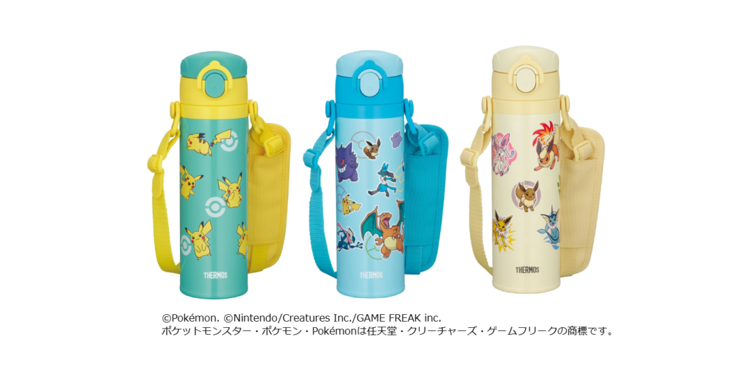 サーモス×ポケモンの真空断熱マグと保冷バッグが登場！