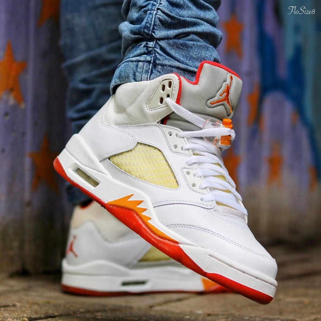 Goss!p｜復刻決定！NIKE AIR JORDAN 5 “ホワイト/サンセット”が登場