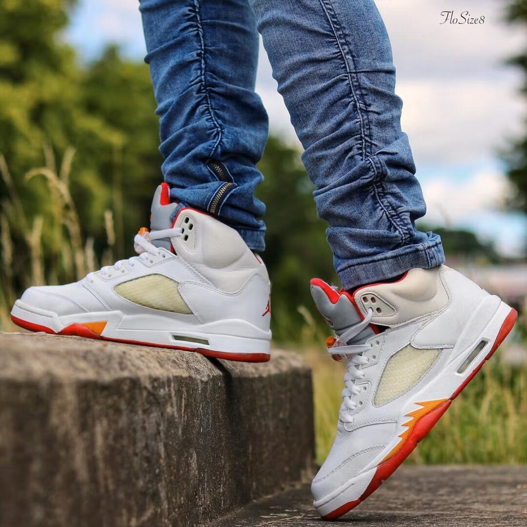 Goss!p｜復刻決定！NIKE AIR JORDAN 5 “ホワイト/サンセット”が登場