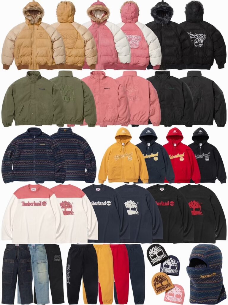 Supreme x Timberland コラボアパレル 2026年10月24日発売
