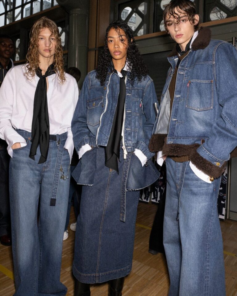 Goss!p｜sacaiとLevi’sが贈る2026 FWコラボ、期待の新作登場！