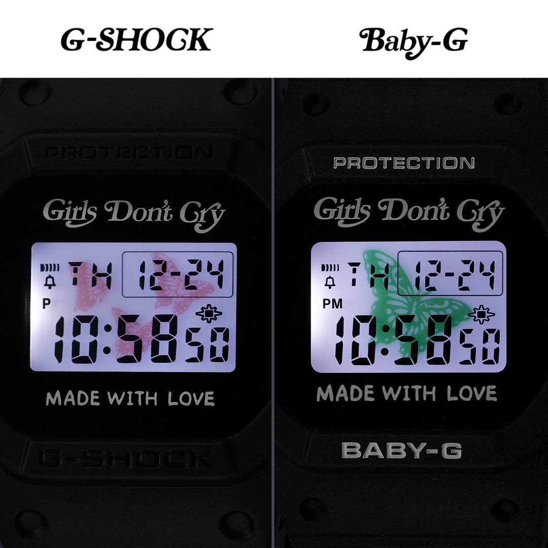 Girls Don’t Cry × G-SHOCK/BABY-G コラボモデルが11月発売予定