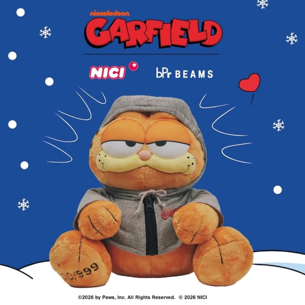 リーク|限定1,000体!NICI x bPr BEAMSの新作ガーフィールド