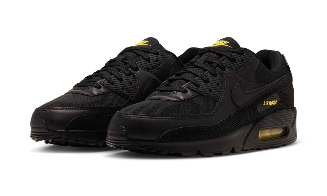 2026年10月23日発売 NIKE AIR MAX 90 “Black/Chrome Yellow”