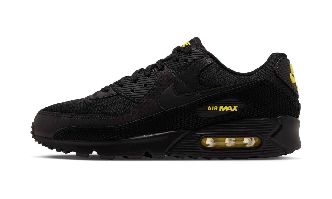 2026年10月23日発売 NIKE AIR MAX 90 “Black/Chrome Yellow”