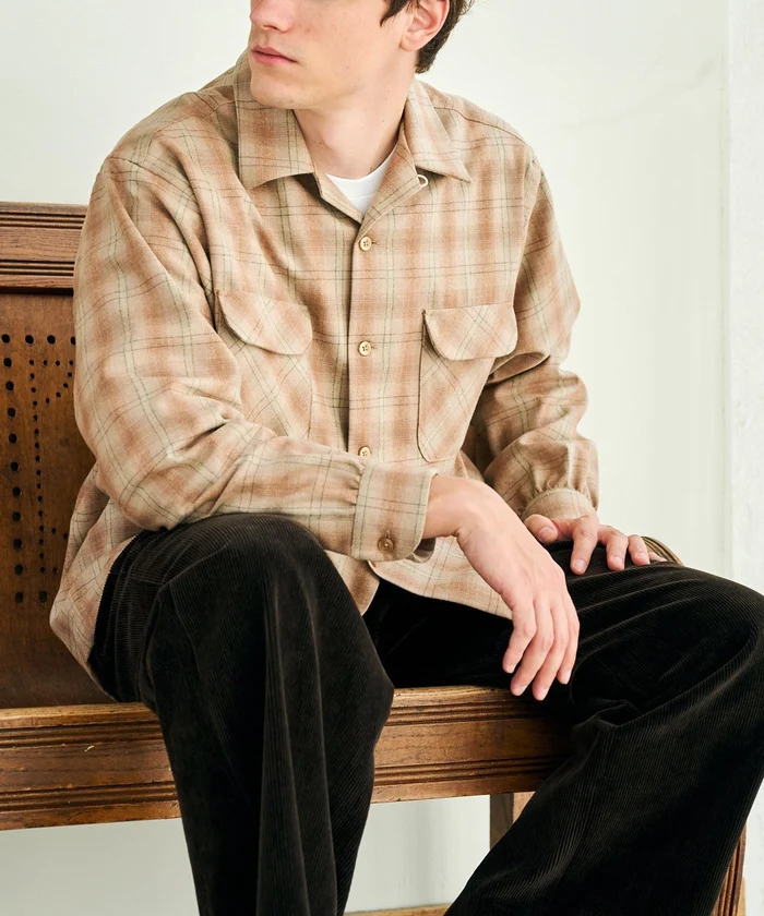 PENDLETON for BIOTOP 2026 FW “OPEN COLLAR SHIRT”が11月中旬発売