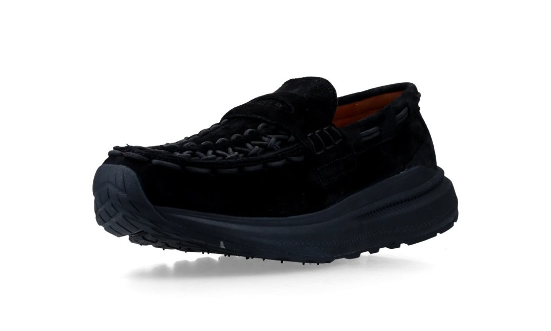 KEEN編み込みローファー「UNEEK LOAFER WK X “Suede/Black”」10/17発売