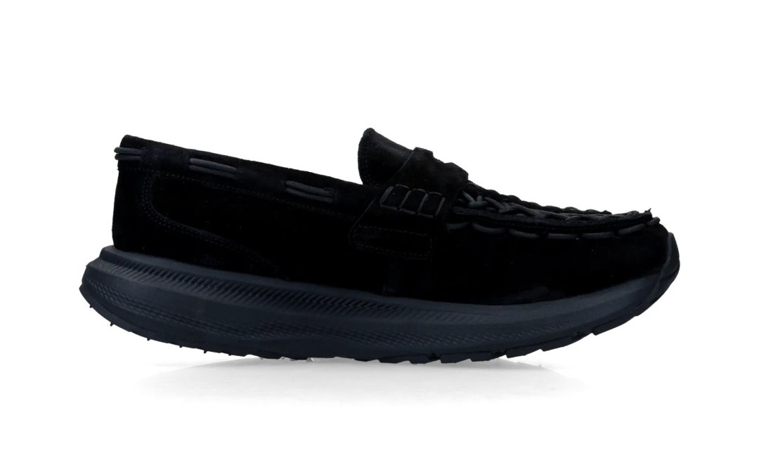 KEEN編み込みローファー「UNEEK LOAFER WK X “Suede/Black”」10/17発売