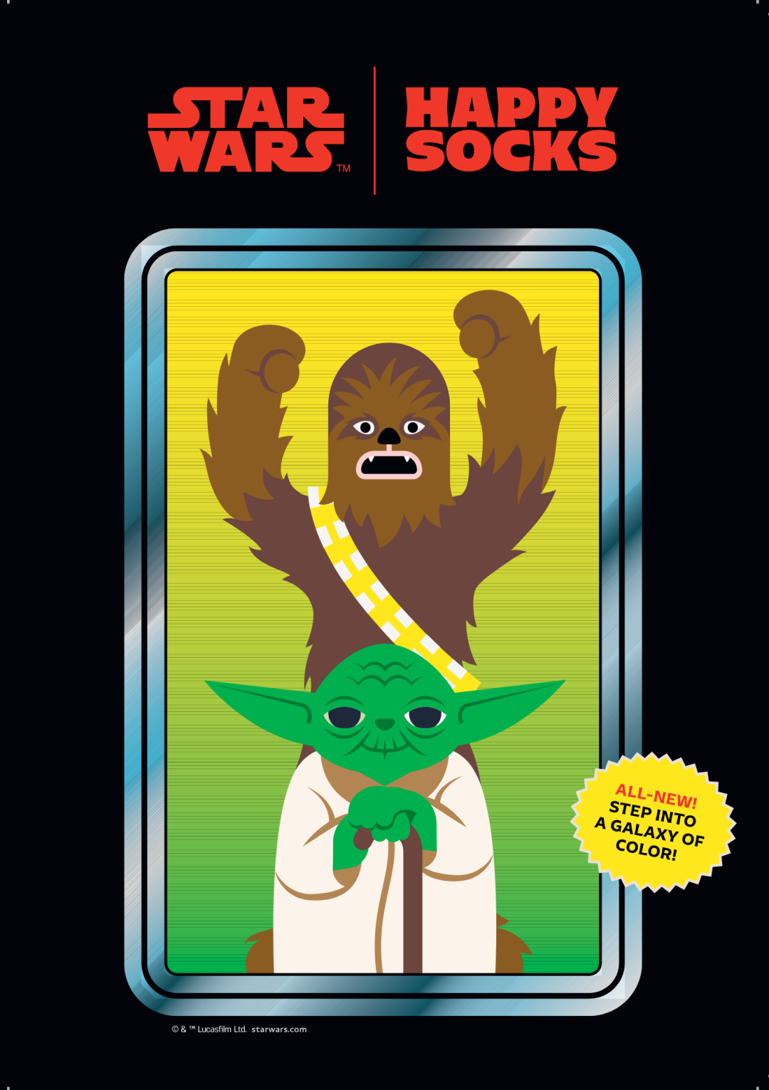 STAR WARSとHappy Socksが夢のコラボ！新作発売決定