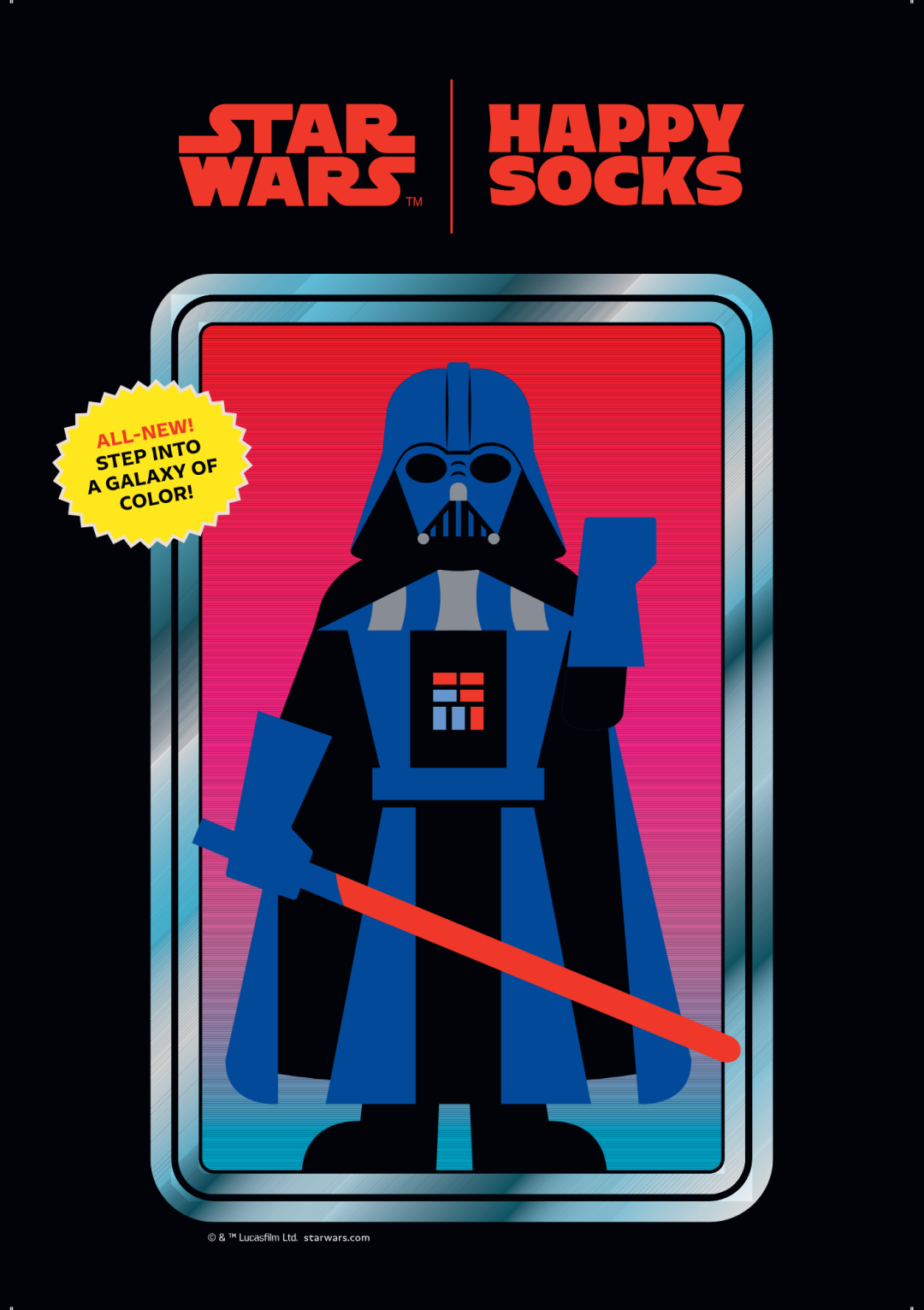 STAR WARSとHappy Socksが夢のコラボ！新作発売決定
