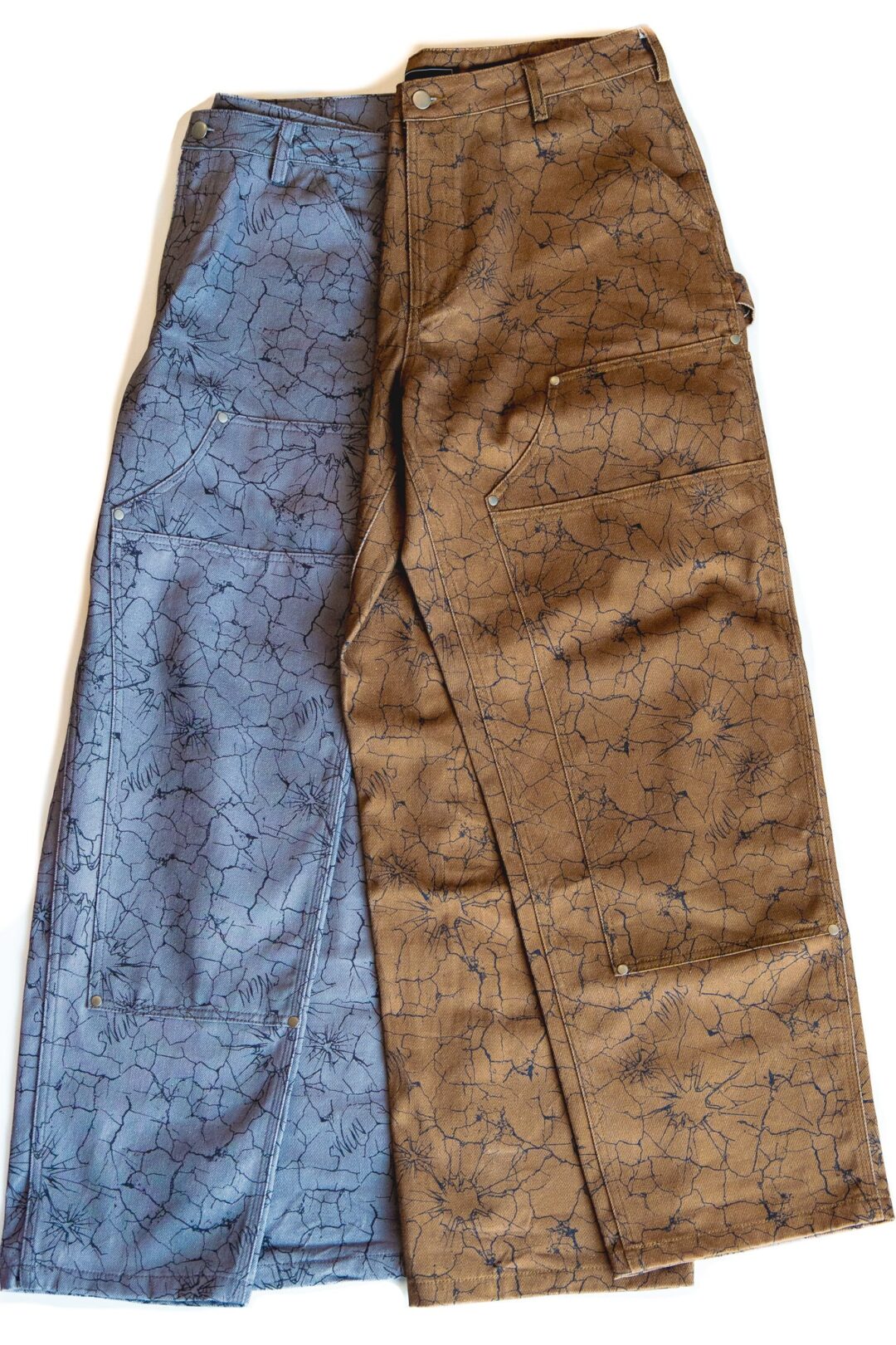 新作ダブルニーパンツ S.W.U.N「Cracked Double Knee Pants」登場