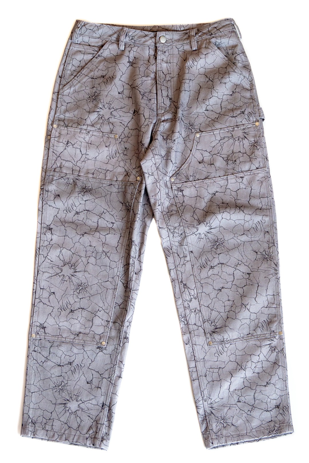 新作ダブルニーパンツ S.W.U.N「Cracked Double Knee Pants」登場