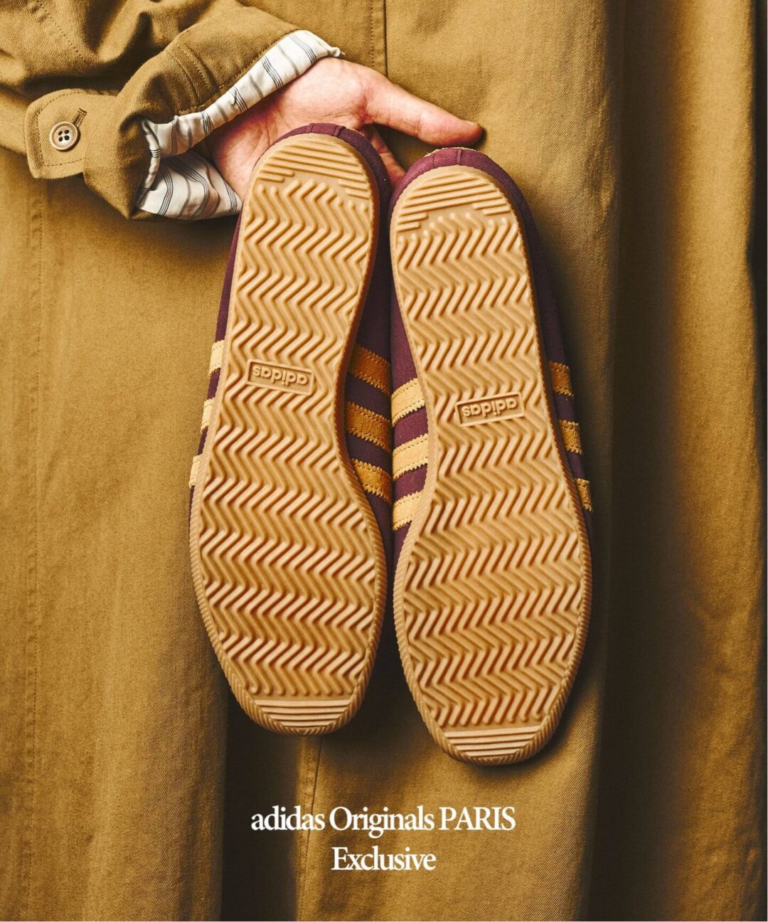 Goss!p｜国内417 EDIFICE限定 adidas Originals PARIS “Burgundy”が登場！
