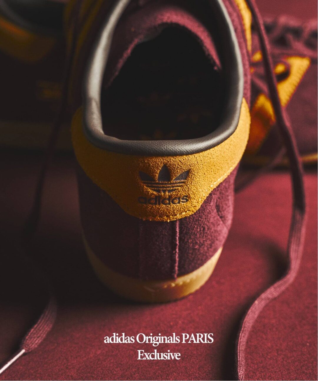 Goss!p｜国内417 EDIFICE限定 adidas Originals PARIS “Burgundy”が登場！
