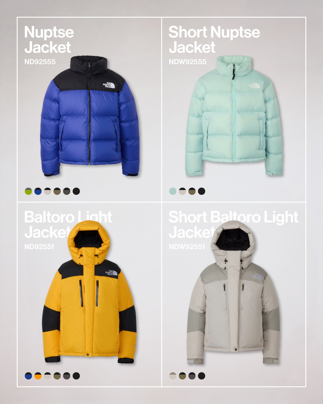 THE NORTH FACE 2026年秋冬コレクションのジャケットが予約開始