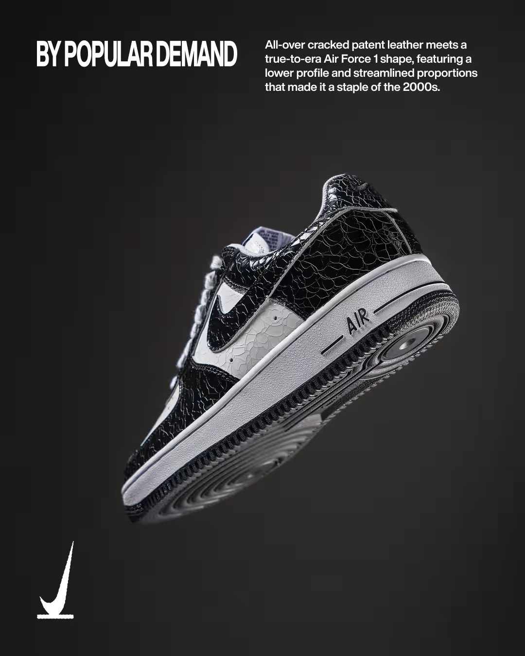 NIKE AIR FORCE 1 LOW “Cracked Leather Pack/Black/Green”が登場!