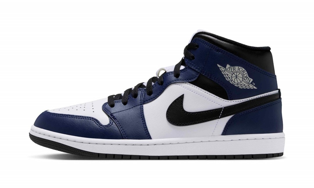 Goss!p｜新作！NIKE AIR JORDAN 1 MID “ホワイト/カレッジネイビー”が登場
