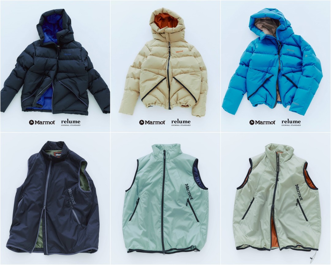 Goss!p｜JOURNAL STANDARD relumeとMarmotの限定アイテムが登場！