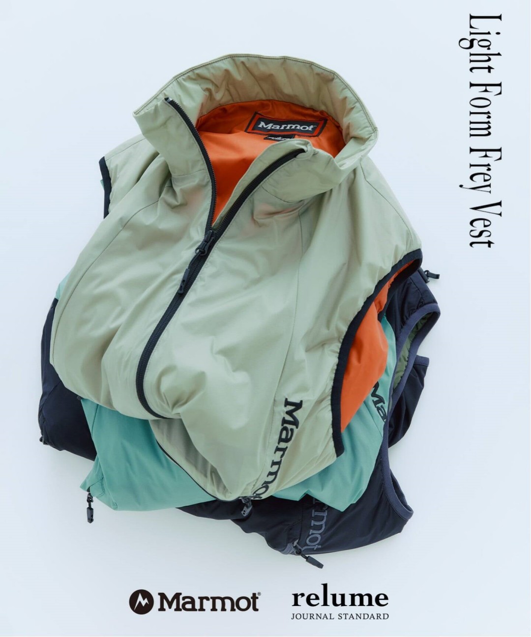 Goss!p｜JOURNAL STANDARD relumeとMarmotの限定アイテムが登場！