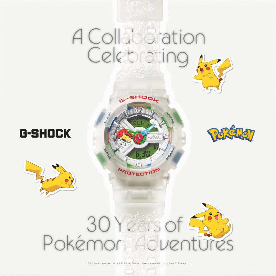 Goss!p｜ポケモンとG-SHOCKの夢のコラボ！「GA-110PKM-7A」7月発売