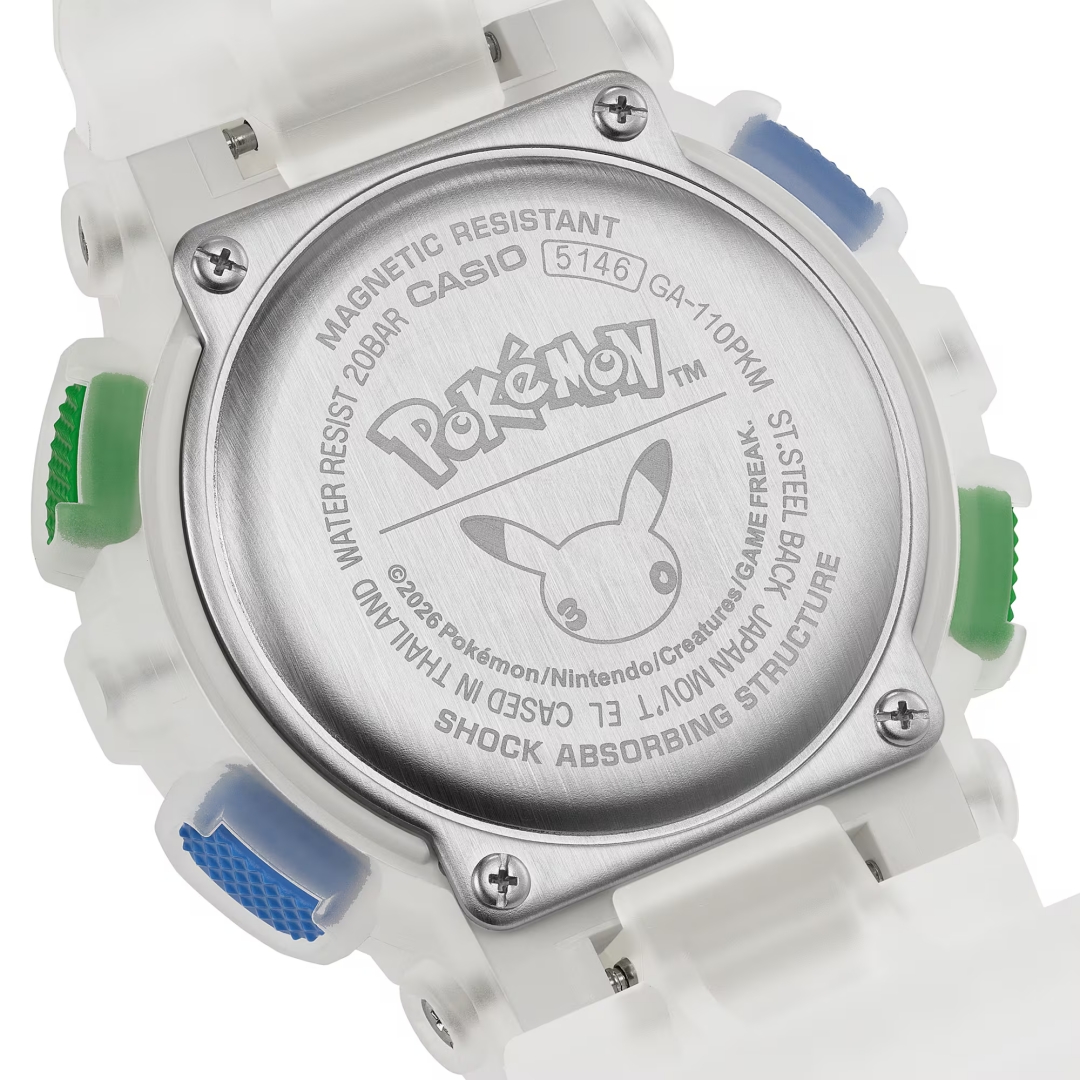 Goss!p｜ポケモンとG-SHOCKの夢のコラボ！「GA-110PKM-7A」7月発売